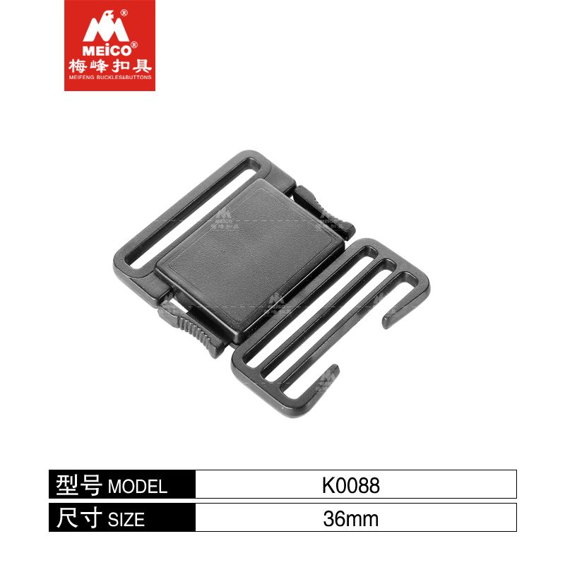 Fivela de pressão de plástico de tração forte